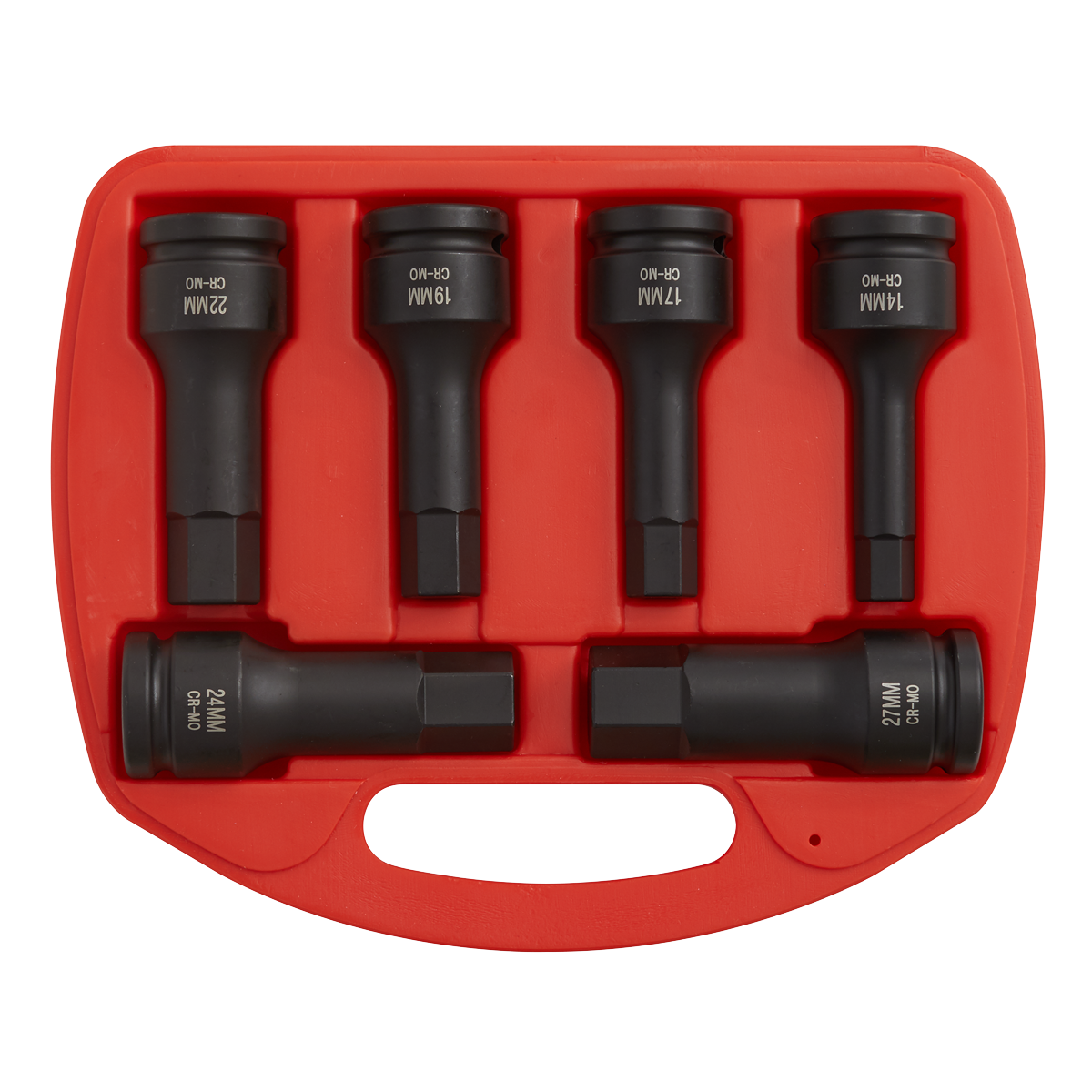 Sealey 6pc 3/4"Sq Drive Impact Hex Socket Bit Set AK5586