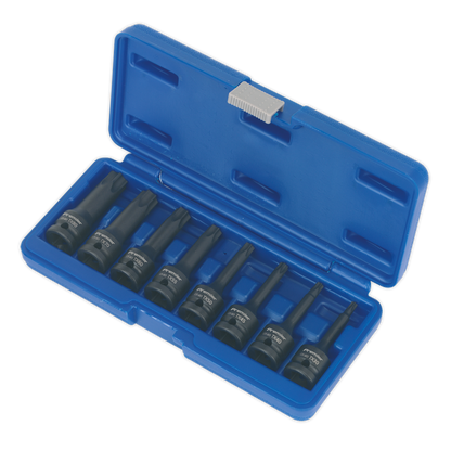 Sealey 8pc 1/2"Sq Drive TRX-Star* Impact Socket Bit Set AK5602
