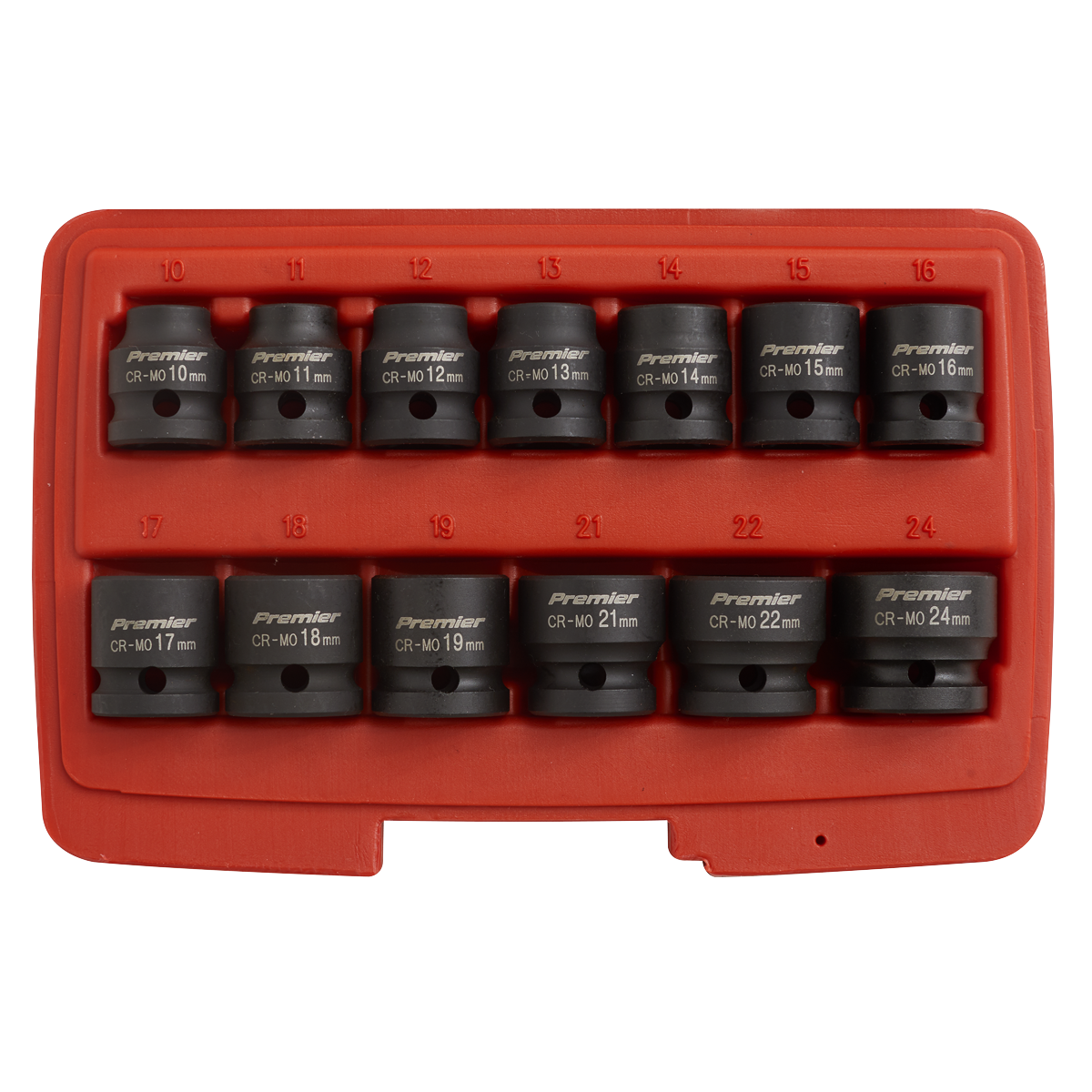 Sealey 13pc 1/2"Sq Drive Low Profile Impact Socket Set AK5613LP