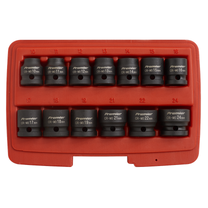 Sealey 13pc 1/2"Sq Drive Low Profile Impact Socket Set AK5613LP