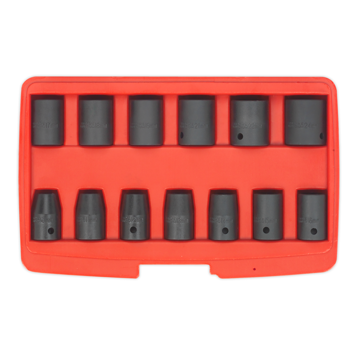 Sealey 13pc 1/2"Sq Drive Impact Socket Set AK5613M