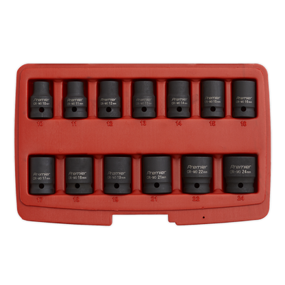 Sealey 13pc 1/2"Sq Drive Total Drive® Impact Socket Set AK5613TD