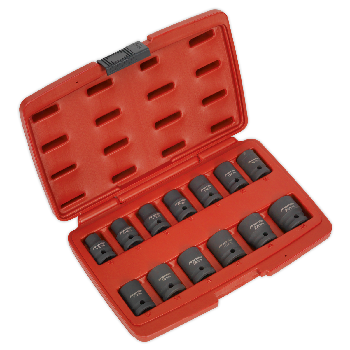 Sealey 13pc 1/2"Sq Drive Total Drive® Impact Socket Set AK5613TD