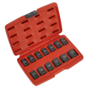 Sealey 13pc 1/2"Sq Drive Total Drive® Impact Socket Set AK5613TD