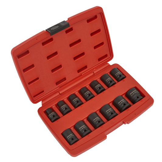 Sealey 13pc 1/2"Sq Drive 12pt Impact Socket Set AK5614M