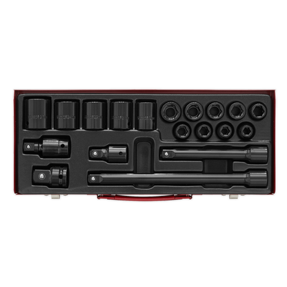 Sealey 19pc 1/2"Sq Drive Impact Socket Set AK5619M