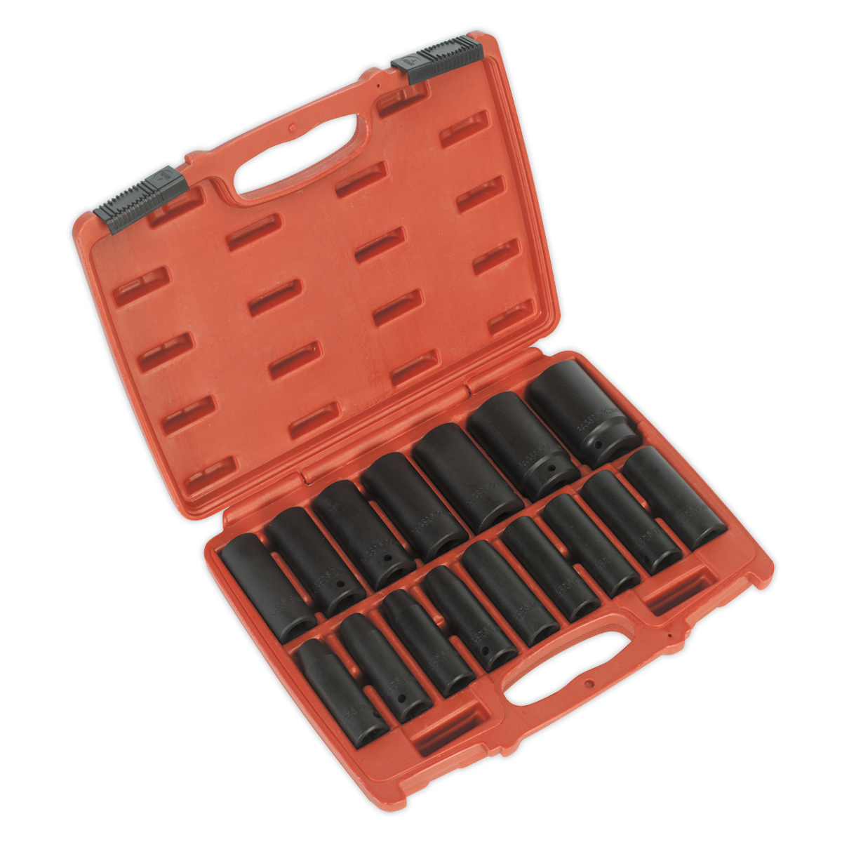 Sealey 16pc 1/2"Sq Drive Deep Impact Socket Set AK5816M