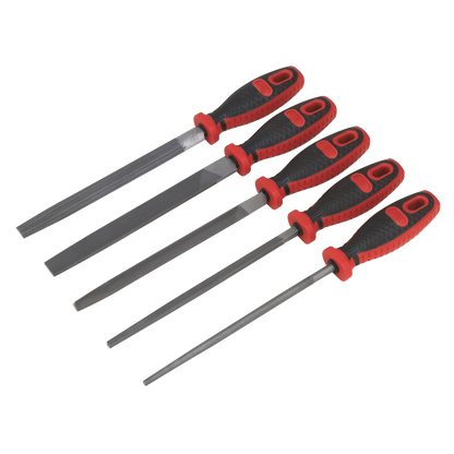 Sealey 5pc 200mm Engineer’s Smooth Cut File Set AK586
