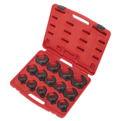 Sealey 14pc 1/2"Sq Drive Crow's Foot Spanner Set AK59831