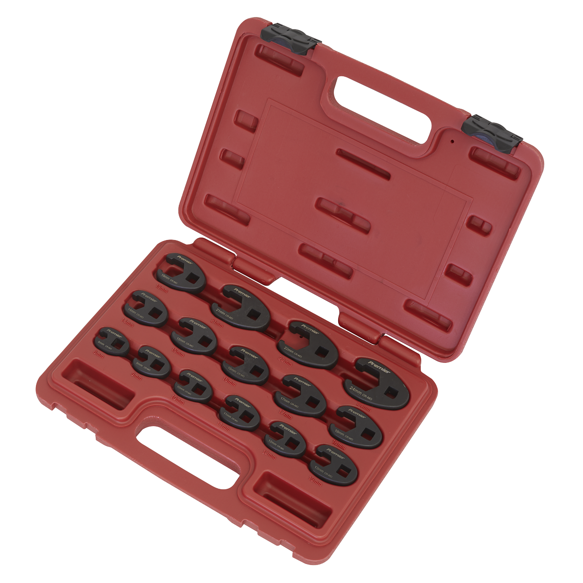 Sealey 15pc 3/8"Sq Drive Crow's Foot Spanner Set AK5983