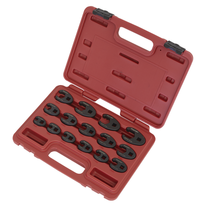 Sealey 15pc 3/8"Sq Drive Crow's Foot Spanner Set AK5983