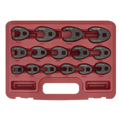 Sealey 15pc 3/8"Sq Drive Crow's Foot Spanner Set AK5983