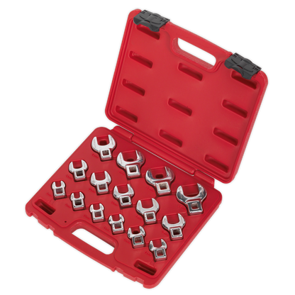 Sealey 15pc 3/8"Sq Drive Crow's Foot Spanner Set AK59891