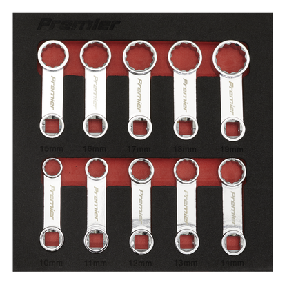 Sealey 10pc 3/8"Sq Drive Torque Adaptor Spanner Set AK59895