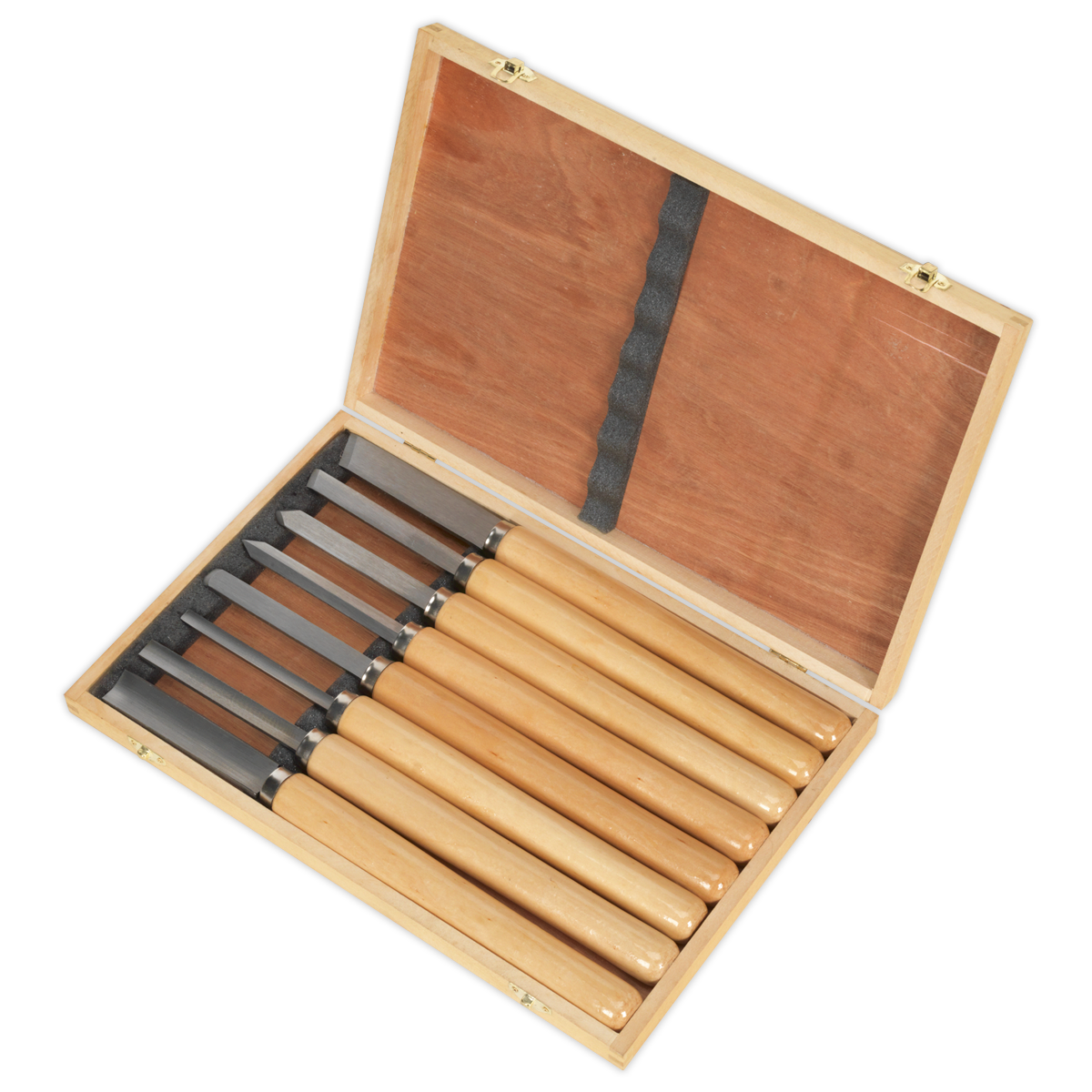 Sealey 8pc Wood Turning Chisel Set AK60/8