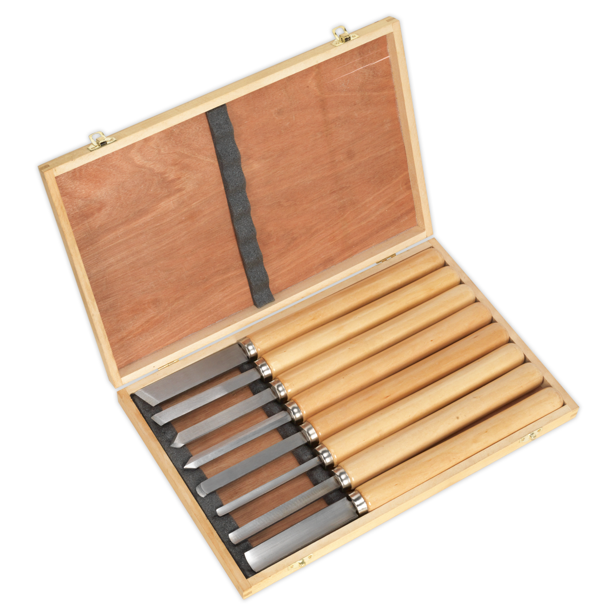 Sealey 8pc Wood Turning Chisel Set AK60/8