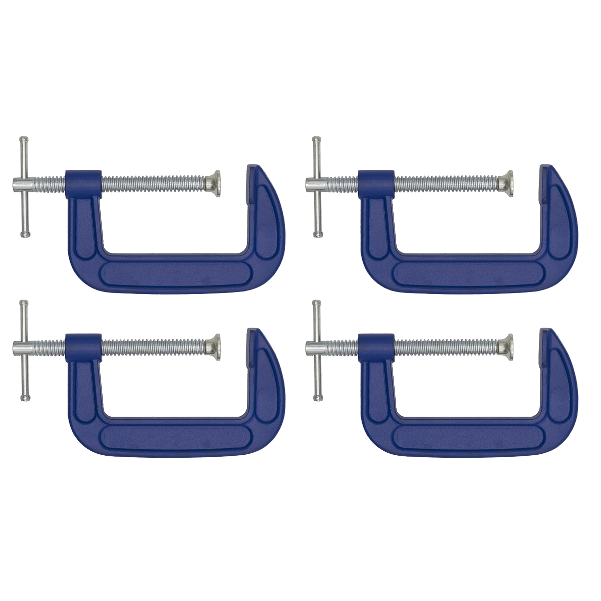 Sealey 100mm G-Clamp - Pack of 4 AK60044