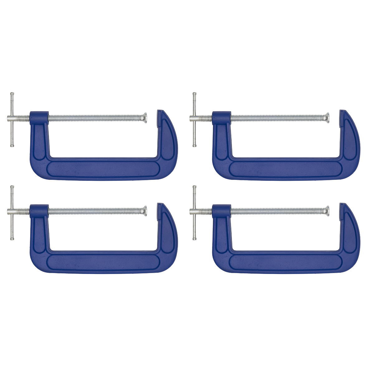 Sealey G-Clamp 200mm - Pack of 4 AK60084