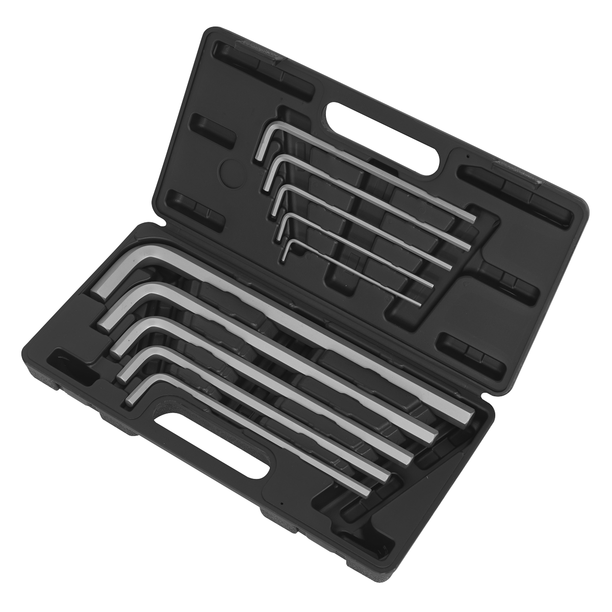 Sealey 10pc Extra-Long Jumbo Hex Key Set AK6143