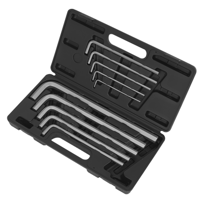 Sealey 10pc Extra-Long Jumbo Hex Key Set AK6143