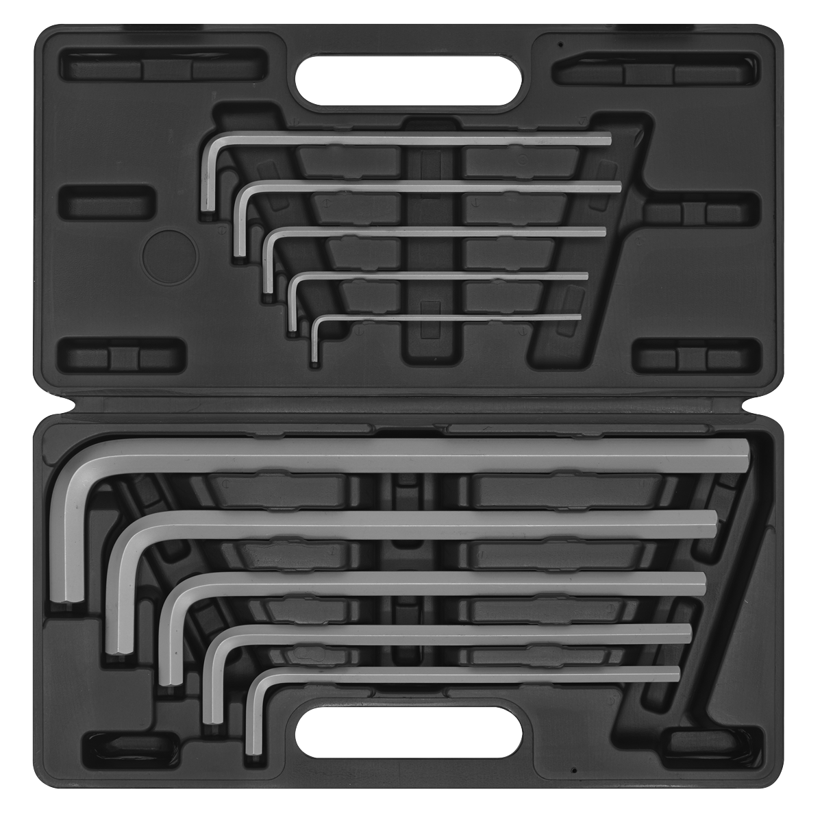 Sealey 10pc Extra-Long Jumbo Hex Key Set AK6143
