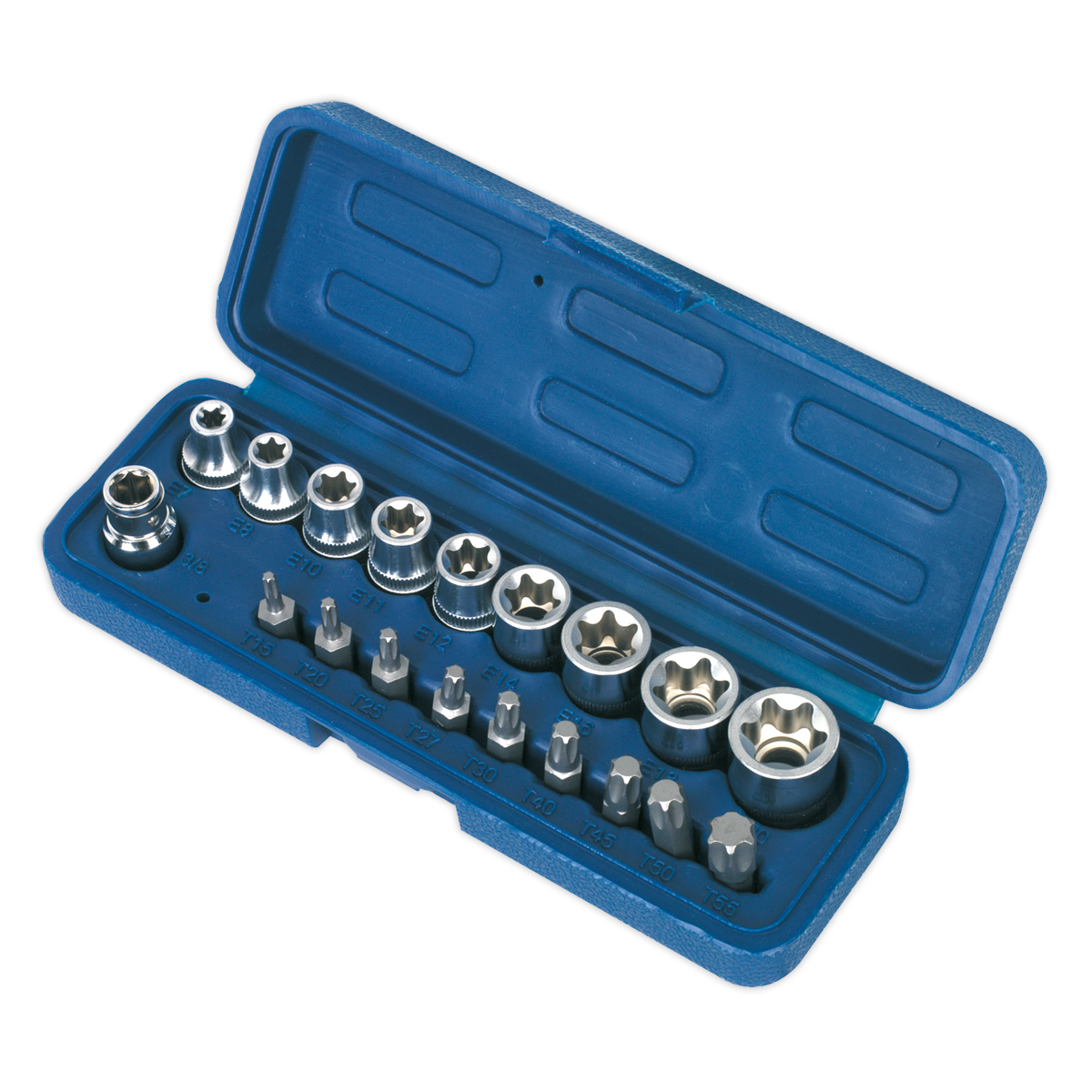 Sealey 19pc 3/8"Sq Drive TRX-Star* Socket & Bit Set AK6191