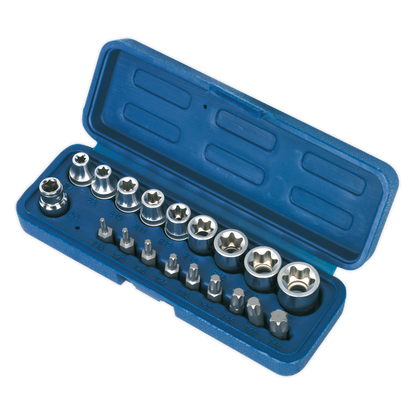 Sealey 19pc 3/8"Sq Drive TRX-Star* Socket & Bit Set AK6191