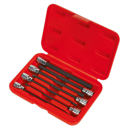 Sealey 7pc 3/8"Sq Drive Hex Socket Bit Set AK62255