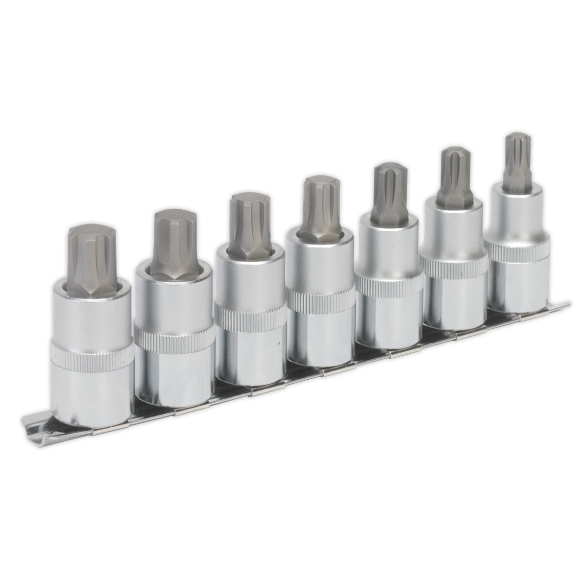 Sealey 7pc 1/2"Sq Drive Ribe Socket Bit Set AK6234