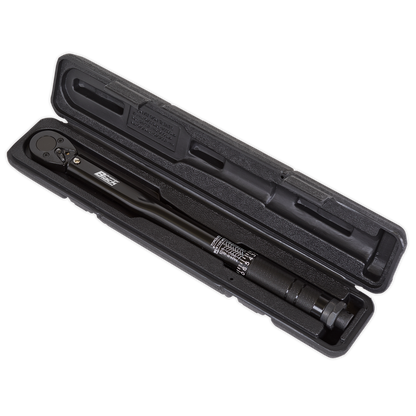 Sealey 3/8"Sq Drive Calibrated Micrometer Torque Wrench - Black Series AK623B