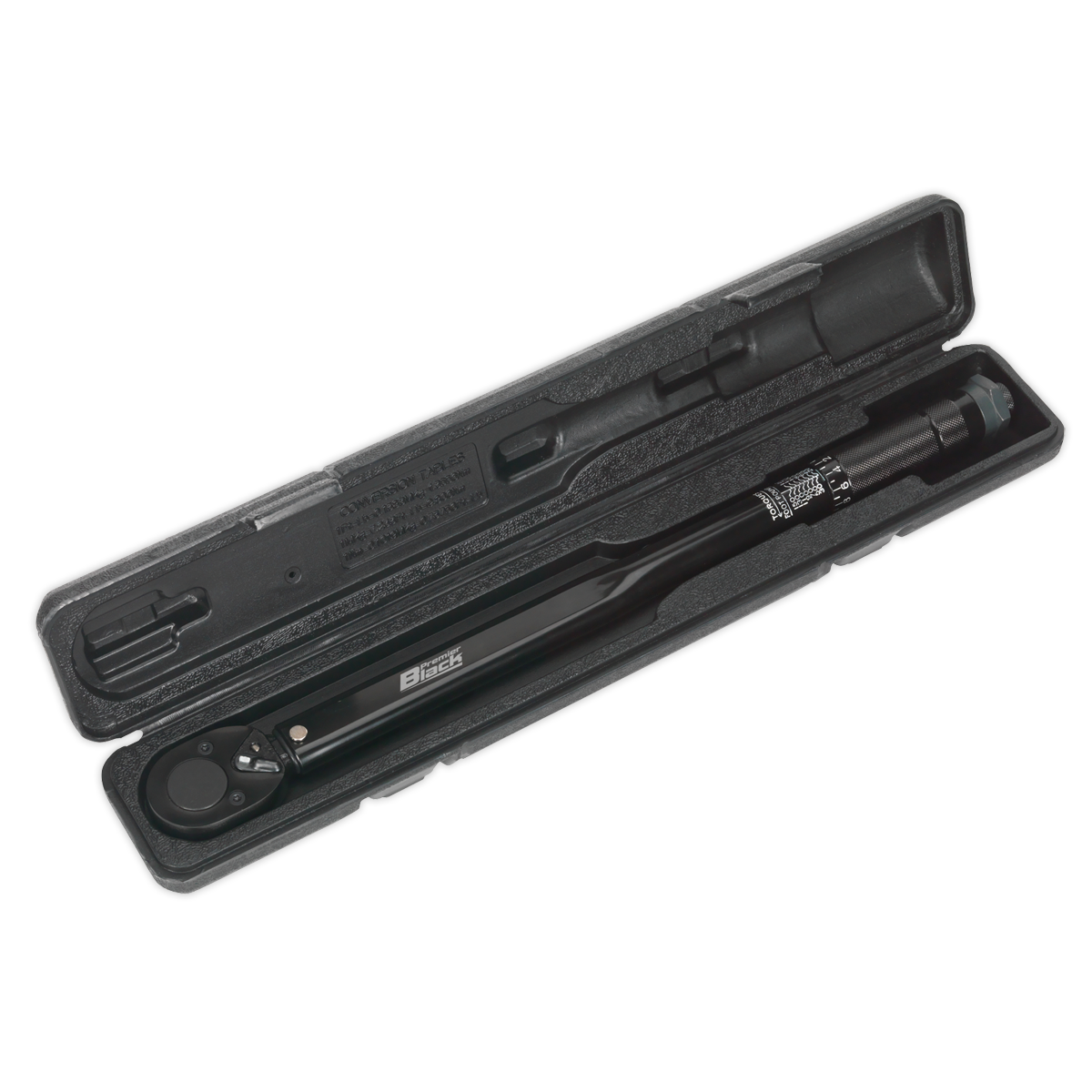 Sealey 1/2"Sq Drive Calibrated Micrometer Torque Wrench - Black Series AK624B