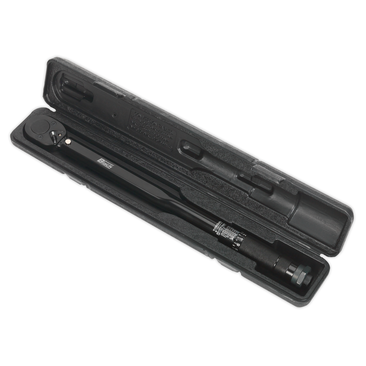 Sealey 1/2"Sq Drive Calibrated Micrometer Torque Wrench - Black Series AK624B