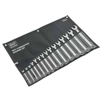 Sealey 15pc Combination Spanner Set AK63015