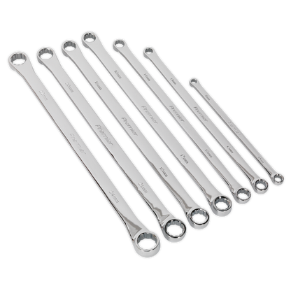 Sealey 7pc Extra-Long Double End Ring Spanner Set AK6311