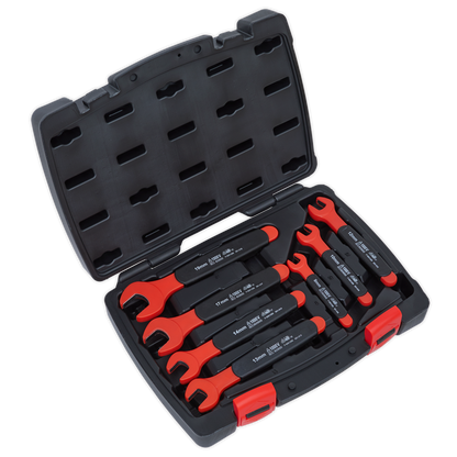 Sealey 7pc Insulated Open-End Spanner Set - VDE Approved AK63171