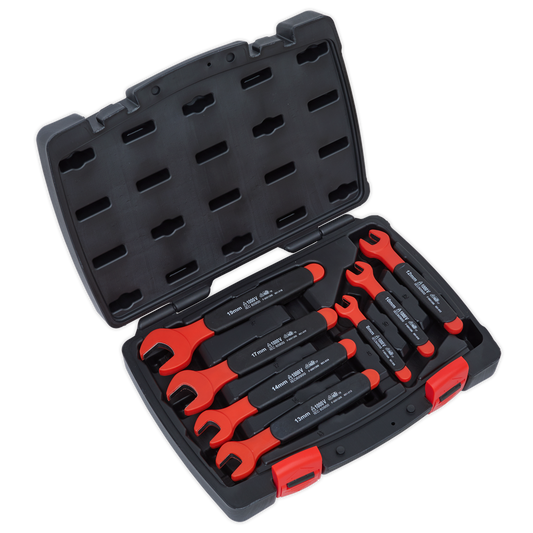 Sealey 7pc Insulated Open-End Spanner Set - VDE Approved AK63171