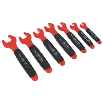 Sealey 7pc Insulated Open-End Spanner Set - VDE Approved AK63171