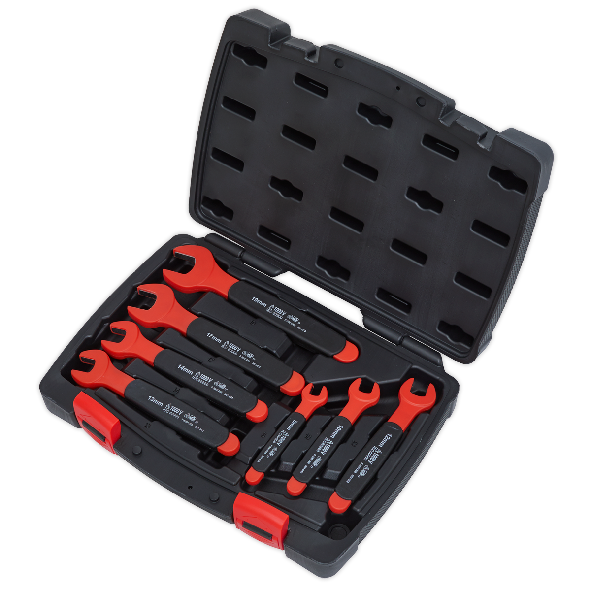 Sealey 7pc Insulated Open-End Spanner Set - VDE Approved AK63171