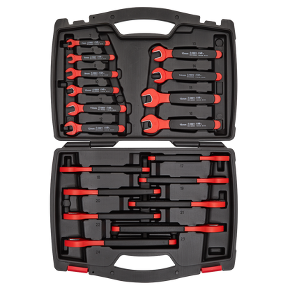 Sealey 18pc Insulated Open-End Spanner Set - VDE Approved AK63172