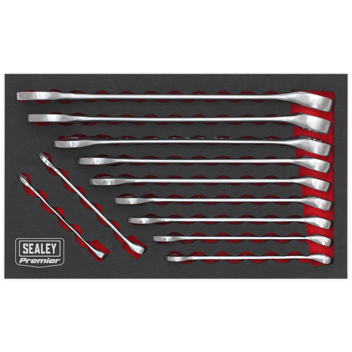Sealey 11pc Combination Spanner Set - Imperial AK63254