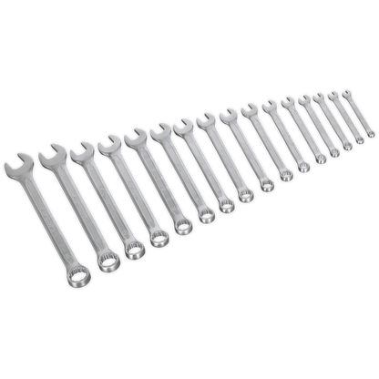 Sealey 16pc Combination Spanner Set AK63255