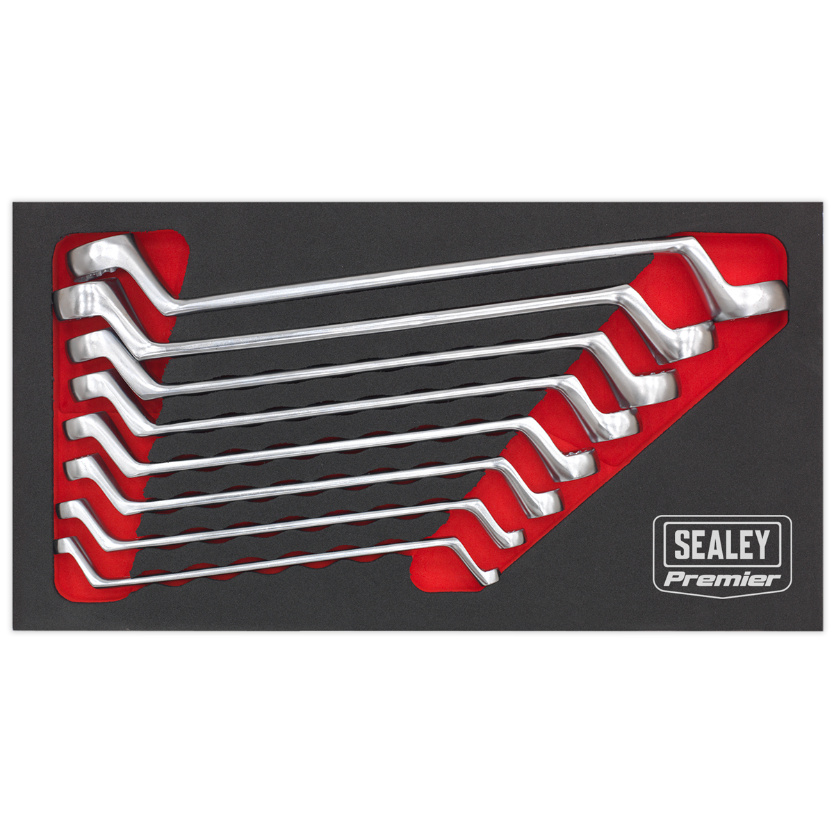 Sealey 8pc Offset Double End Ring Spanner Set AK63257