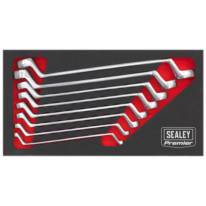 Sealey 8pc Offset Double End Ring Spanner Set AK63257