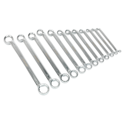 Sealey 12pc Offset Double End Ring Spanner Set AK6328