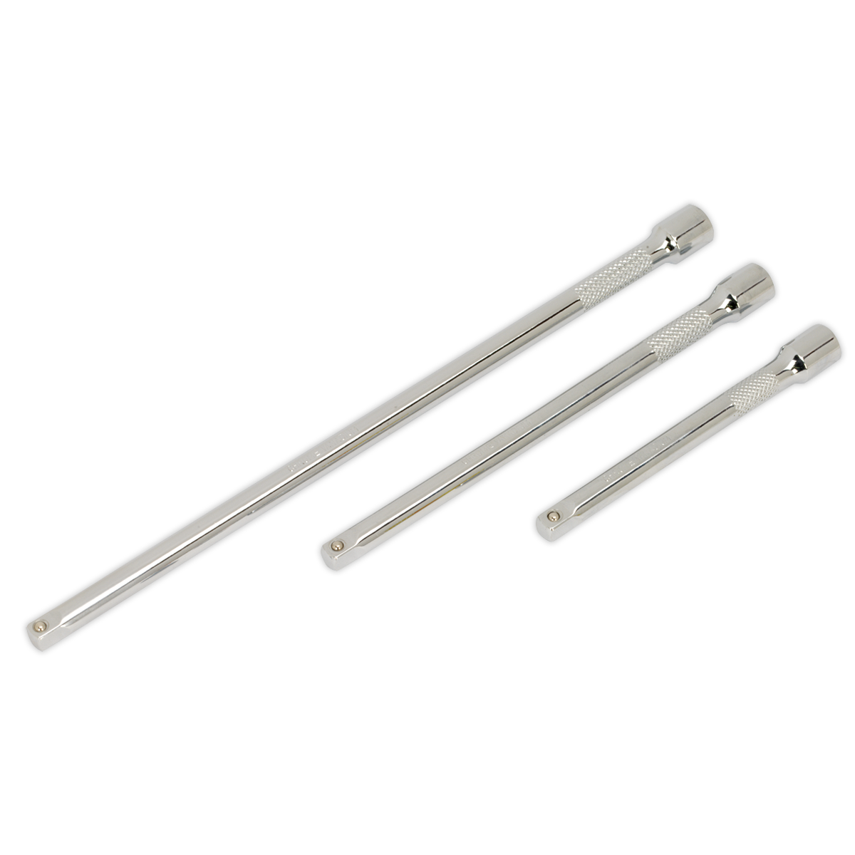 Sealey 3pc 1/4"Sq Drive Extension Bar Set AK6330