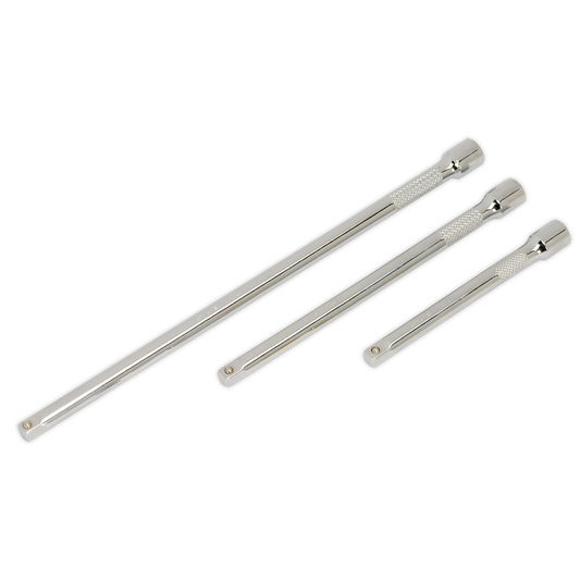 Sealey 3pc 1/4"Sq Drive Extension Bar Set AK6330