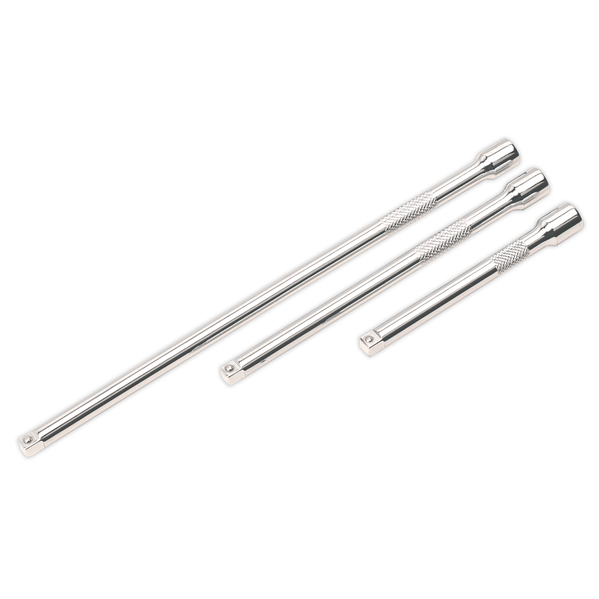 Sealey 3pc 1/4"Sq Drive Extension Bar Set AK6330