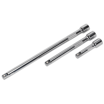 Sealey 3pc 3/8"Sq Drive Extension Bar Set AK6340