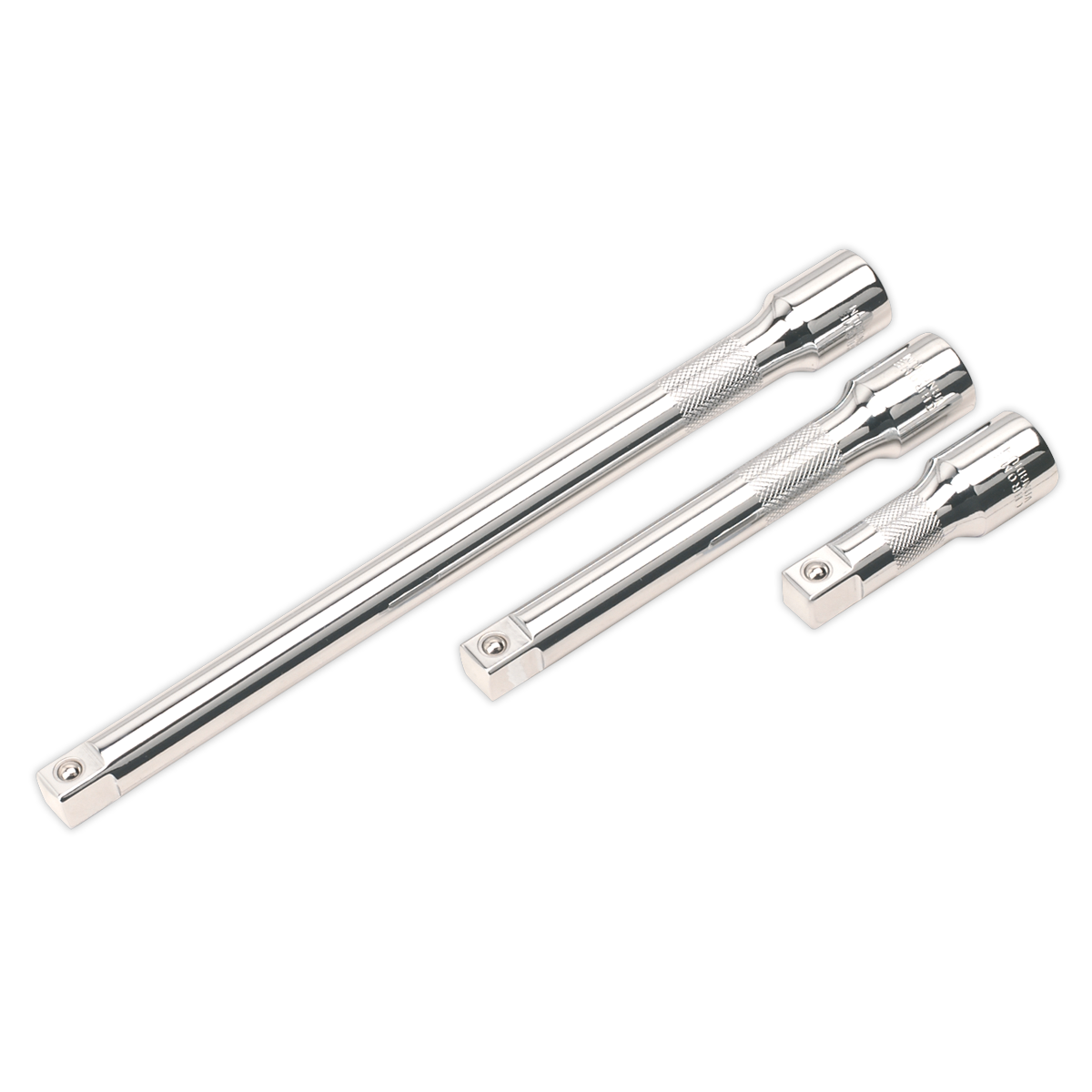 Sealey 3pc 1/2"Sq Drive Extension Bar Set AK6350