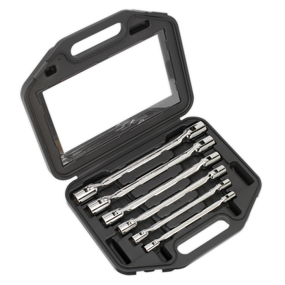 Sealey 6pc Double Flexi-Head Socket Spanner Set AK635